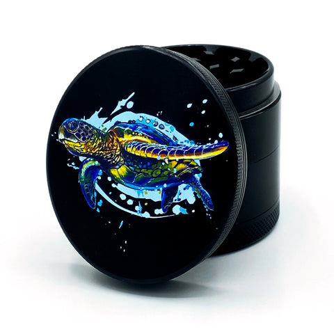 Sea Turtle UV Print Herb Grinder