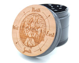 Mountain Compass | Cherry Wooden Top Starry Night