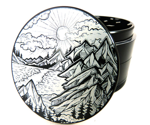 Mountain Sunrise Herb Grinder