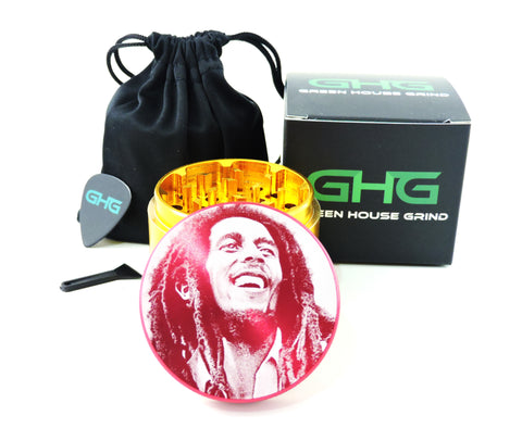 AREA44 Exclusive METAL Tobacco Grinder Herb Grinder/Bob Marley Crusher